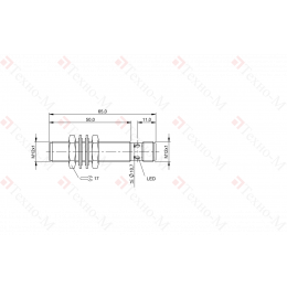 Индуктивный датчик расстояния Balluff BAW M12MI-UAC20B-S04G