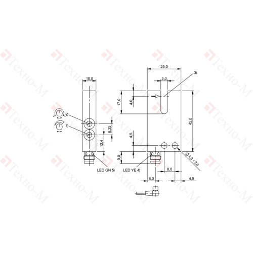 Щелевой датчик Balluff BGL 5A-008-S49