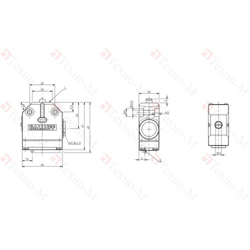 Одиночный выключатель Balluff BNS 819-99-D-11-FC