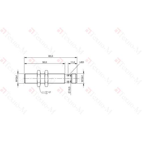 Индуктивный датчик Balluff BES M12EI-POC40B-S04G-L01