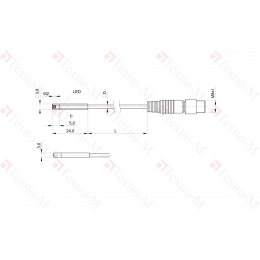 Магнитный датчик для цилиндра Balluff BMF 243K-PO-C-2A-SA2-S49-00,3