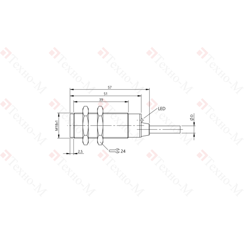 Индуктивный датчик Balluff BES M18EG2-PSC50B-BV02-EXF