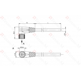 Разъем с кабелем Balluff BCC M62C-0000-10-065-PX0BP4-050