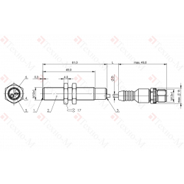 Емкостной датчик Balluff BCS M12B4I1-PSC40D-EP00,3-GS04