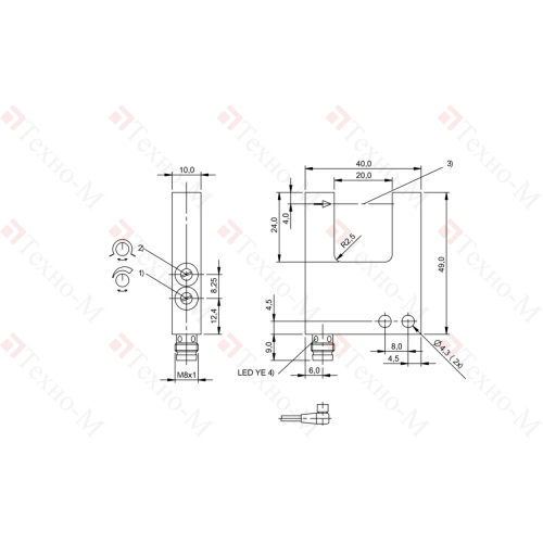 Щелевой датчик Balluff BGL 20A-001-S49
