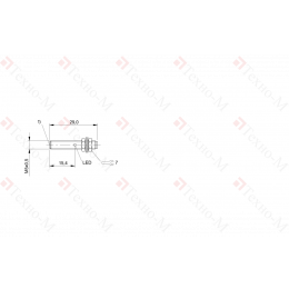 Индуктивный датчик Balluff BES M05EC-PSC08B-S26G