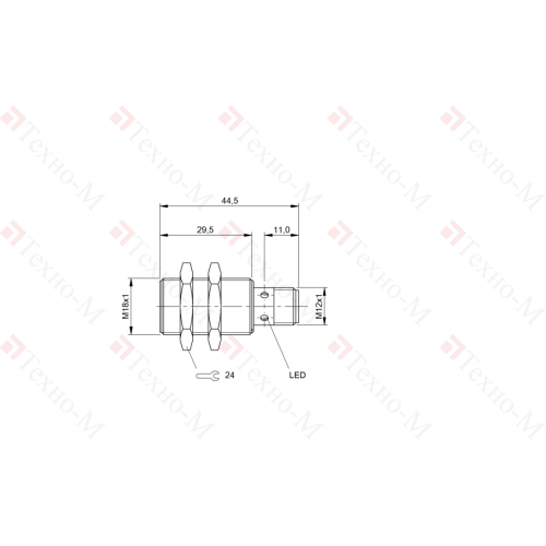 Индуктивный датчик Balluff BES M18ME-NOC80B-S04G-003