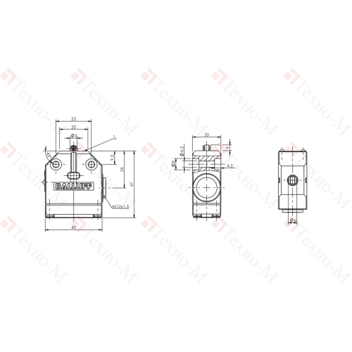 Одиночный выключатель Balluff BNS 819-99-R-11