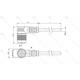 Разъем с кабелем Balluff BCC S528-0000-1Y-133-PS0825-150