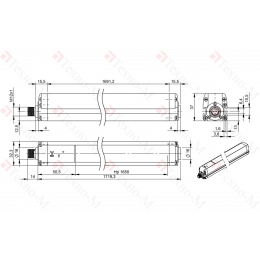 Многолучевой барьер безопасности Balluff BLG 4A-165-600-014-O01-SX