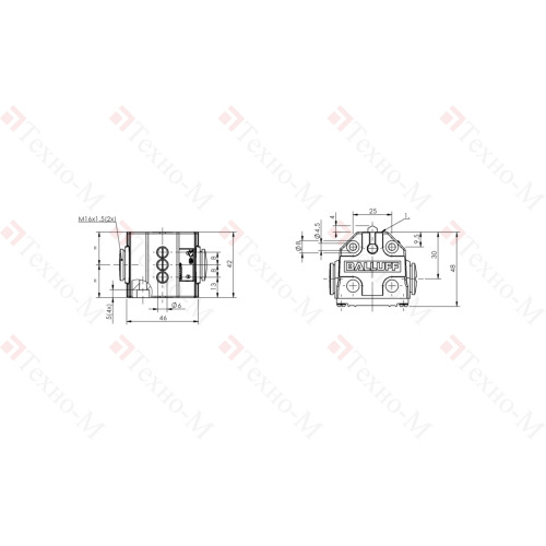 Блочный выключатель Balluff BNS 819-B03-D08-40-15