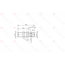 Индуктивный датчик Balluff BES M12EE-POC40B-S04G-L01