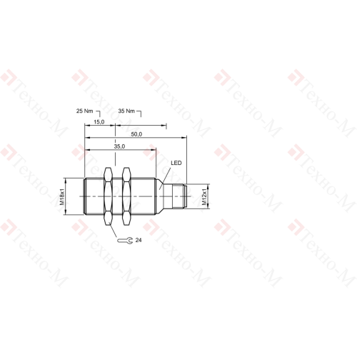 Индуктивный датчик Balluff BES M18MF-GSC70B-S04K