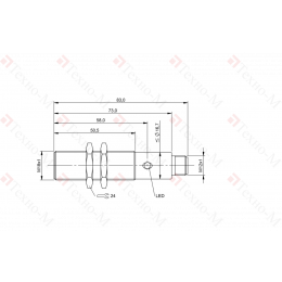 Индуктивный датчик Balluff BES M18MI2-PSC80B-S04G