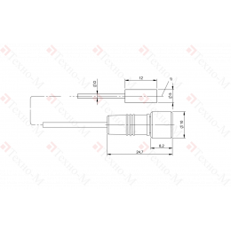 Оптоволоконный кабель Balluff BOH DI-G05-002-01-S49F