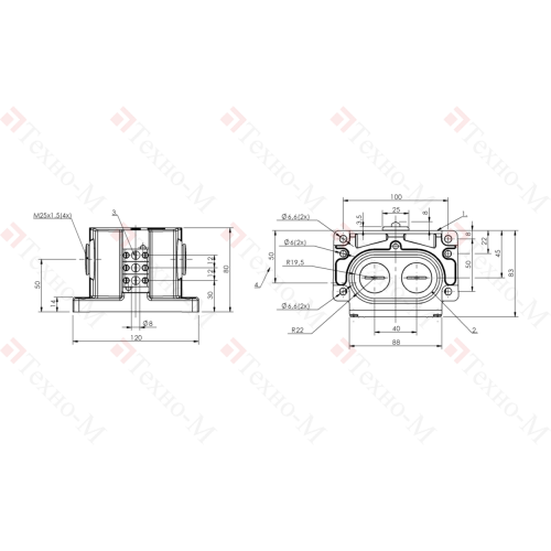 Блочный выключатель Balluff BNS 819-D03-E12-100-10