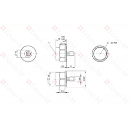 Транспондер RFID Balluff BIS M-142-02/A-M6-GY