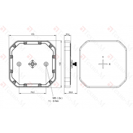 RFID головка чтения/записи Balluff BIS U-301-C1-TNCB