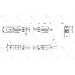 Соединительный кабель Balluff BCC HA72-HA72-9A-371-PX52L2-200