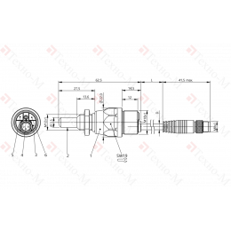 Емкостной датчик уровня Balluff BCS S44KK01-NOCFAG-EP00,3-GS49