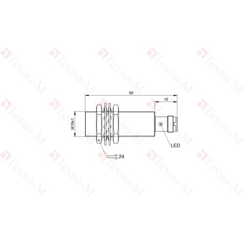 Индуктивный датчик Balluff BES M18MI-PSC12B-S04G