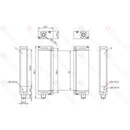 Световая завеса Balluff BLG 1-010-210-050-PV01-SX