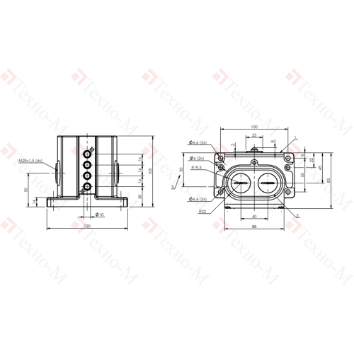 Блочный выключатель Balluff BNS 819-D04-K16-100-10