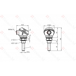 Емкостной датчик Balluff BCS S03T401-POCFNH-KM16-T02
