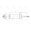 Емкостной датчик Balluff BCS D22V4M1-PSC10C-EV02