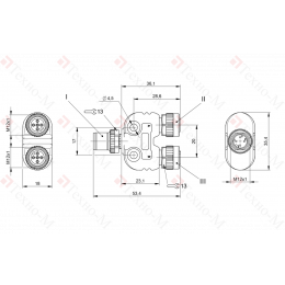 Y-образный распределитель Balluff BCC M414-M415-M415-U0052-000