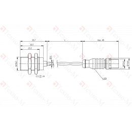 Индуктивный датчик Balluff BES M18ED-PSC50B-GT05-T