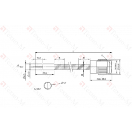 Оптоволоконный кабель Balluff BFO 18A-XAG-MZG-15-1