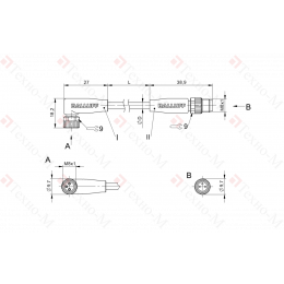 Соединительный кабель Balluff BCC M323-M313-30-300-EX43T2-015