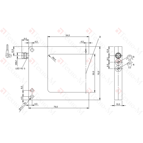 Щелевой датчик Balluff BGL 50A-004-S49