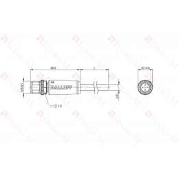 Разъем с кабелем Balluff BCC M414-0000-2A-068-VS24N7-050