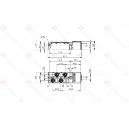 Распределительная коробка Balluff BPI 4M304N-5K-B0-KPXA0-030