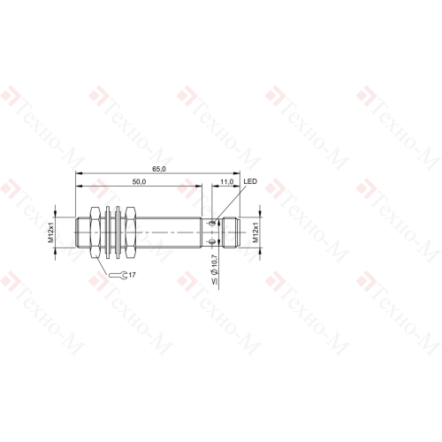 Индуктивный датчик Balluff BES M12MI-PSC30B-S04G-W