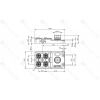 Распределительная коробка Balluff BPI 4M4A50-2K-B0-SM6LT