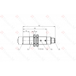 Емкостной датчик уровня Balluff BCS M18T4G2-POC15G-S04G
