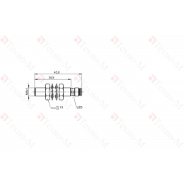 Индуктивный датчик расстояния Balluff BAW M08EF-UAC15B-S49G