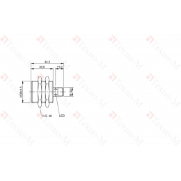 Индуктивный датчик расстояния Balluff BAW M30ME-UAC10B-S04G