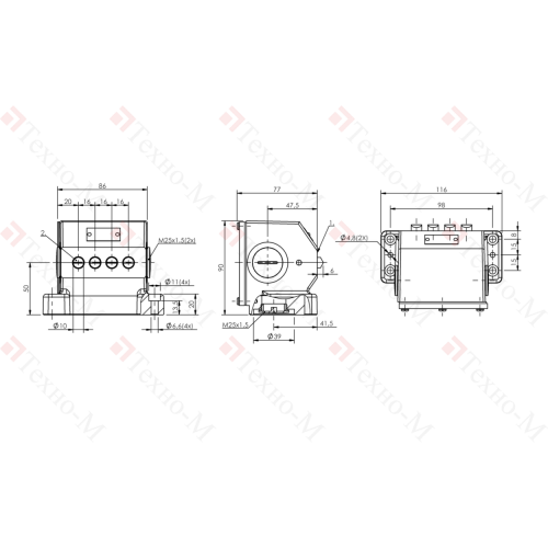 Блочный выключатель Balluff BNS 819-B04-D16-72-10