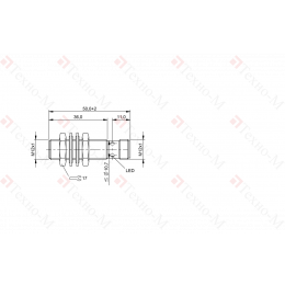 Индуктивный датчик Balluff BES M12MF1-PSC30A-S04G-W01