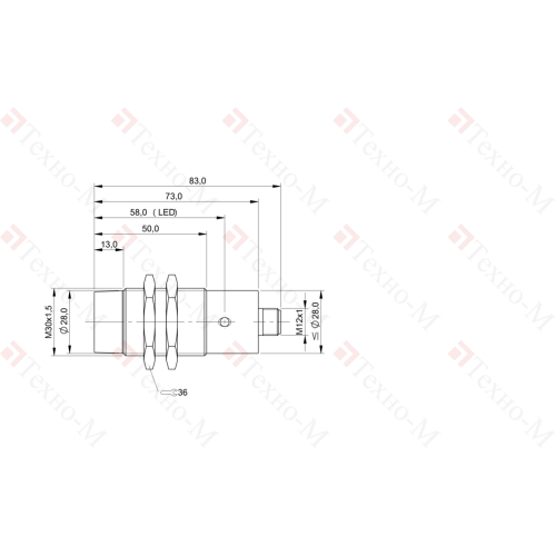 Индуктивный датчик Balluff BES 515-362-S4-C