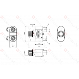 Y-образный распределитель Balluff BCC M415-M313-M313-U0014-000