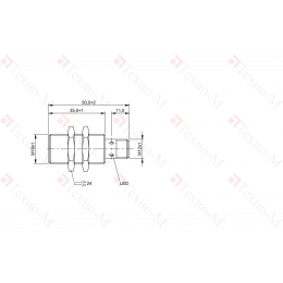Индуктивный датчик Balluff BES M18MF1-PSC50A-S04G-W01