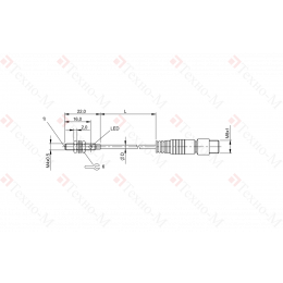 Индуктивный датчик Balluff BES M04EC-NSC10B-EP00,3-GS49