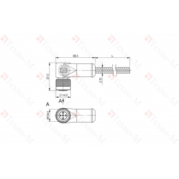 Разъем с кабелем Balluff BCC W425-0000-1A-003-MW8434-050