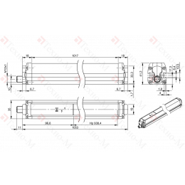 Многолучевой барьер безопасности Balluff BLG 4A-090-50X-B04-O01-SX