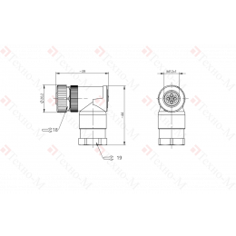 Разъем Balluff BCC M444-0000-1S-000-61X4A5-000
